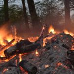 Osterfeuer an der Lankerner Schule